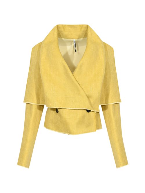 Giacca doppiopetto Danver in misto lino Liviana Conti | F6SM35B45-0